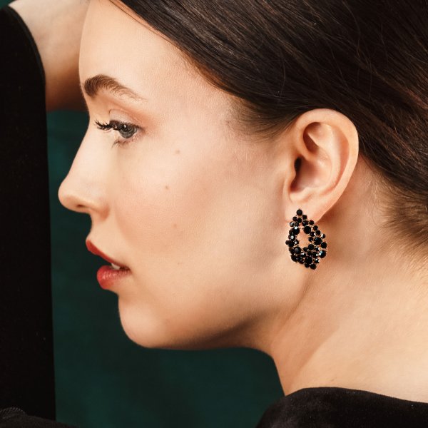 Lily and Rose - Örhängen Alice Jet