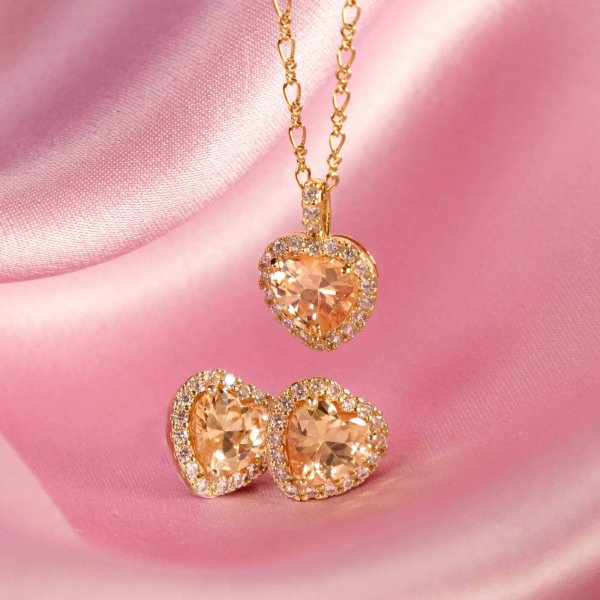 Lily and Rose - Örhängen Delphine Light Champagne