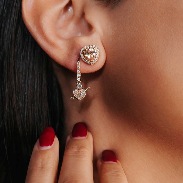 Lily and Rose - Örhängen Delphine Light Champagne