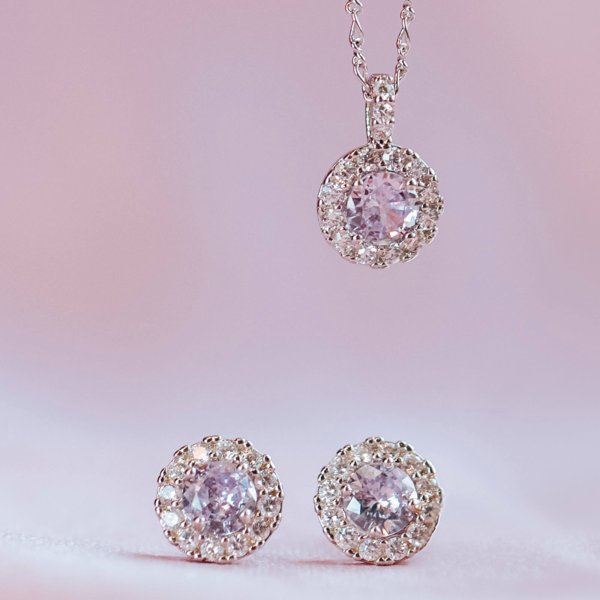 Lily and Rose - Örhängen Laurie Silver Lavender