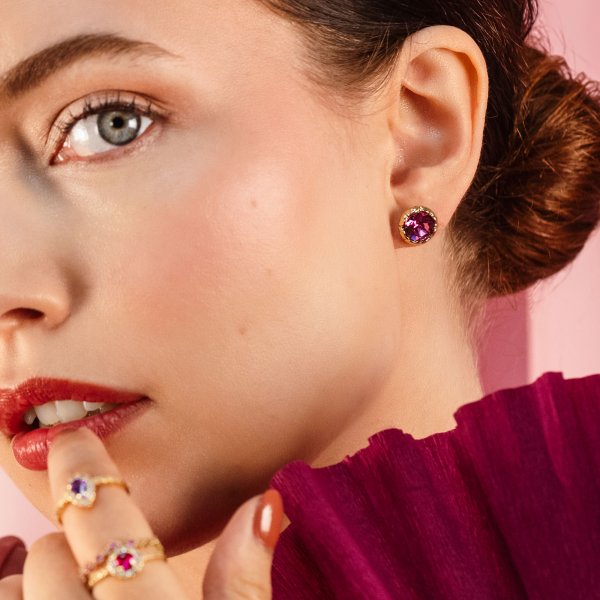 Lily and Rose - Örhängen Miss Victoria Dark Rose