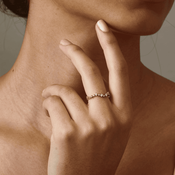 Lily and Rose - Ring Petite Capella Guld Crystal