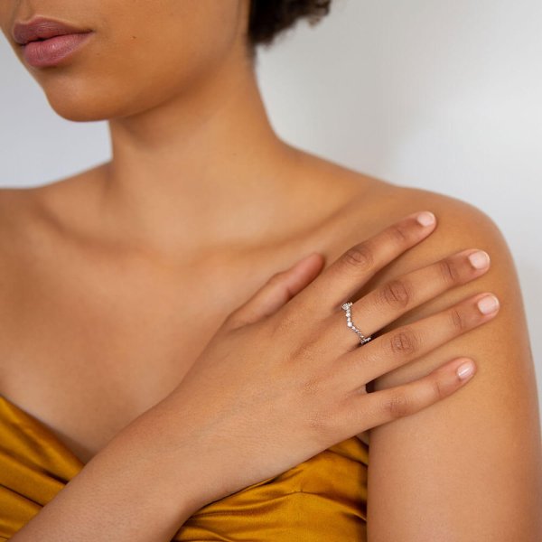 Lily and Rose - Ring Petite Capella Silver Crystal