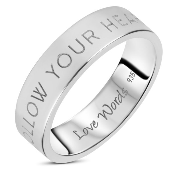 Love Words Jewellery - Ring Follow Your Heart