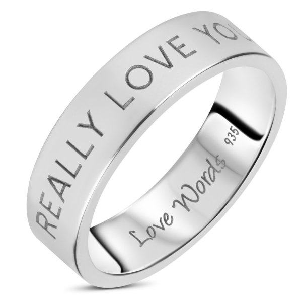 Love Words Jewellery - Ring Really Love You