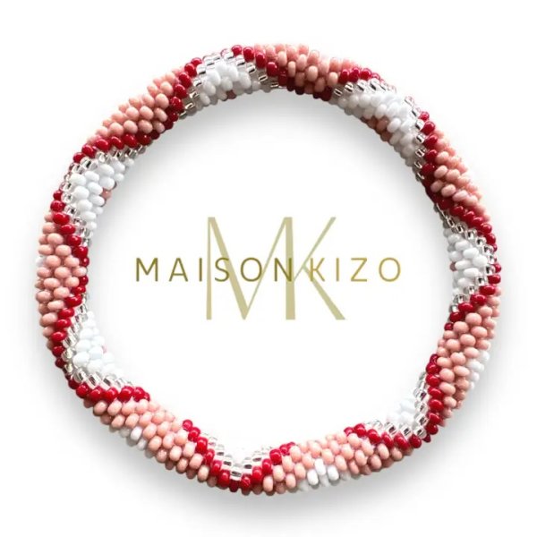 Maison Kizo - Armband Nepal Pattern Acute Rosa