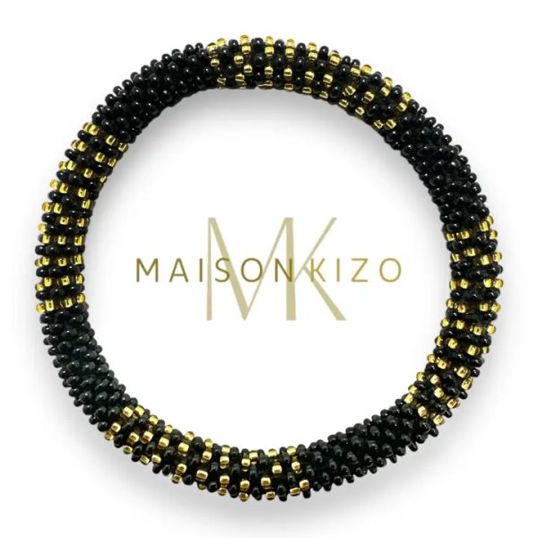 Maison Kizo - Armband Nepal Pattern Noir Luxe