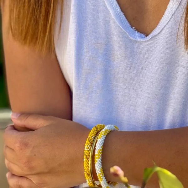 Maison Kizo - Armband Nepal Pattern Spiral Gul