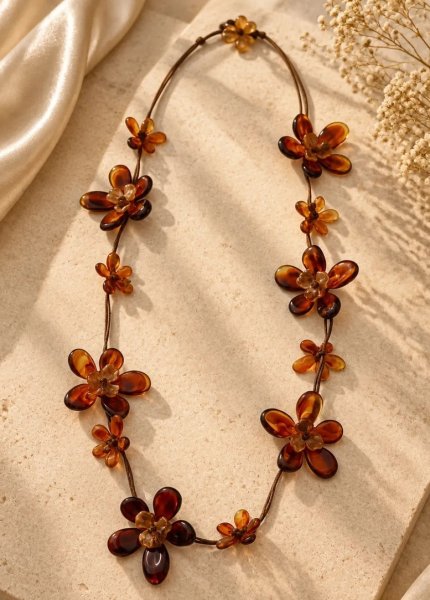 Miss Minna - Halsband Orvieto Brun