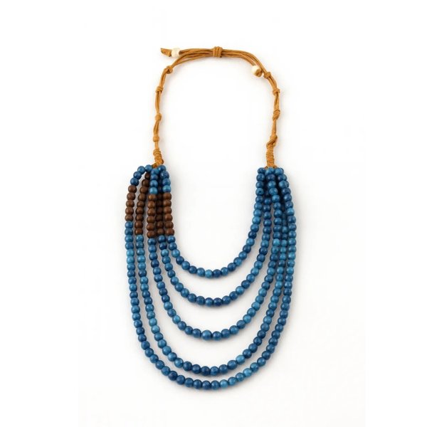 Miss Minna - Halsband Santorini Blå