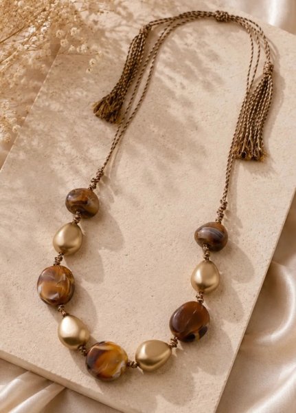 Miss Minna - Halsband Siena Brun