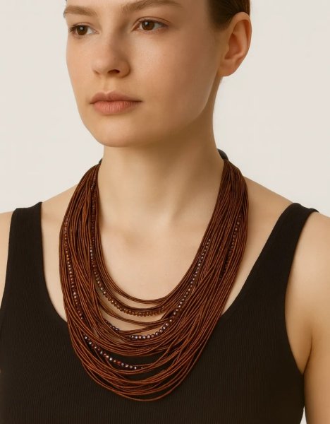 Miss Minna - Halsband Venezia Brun