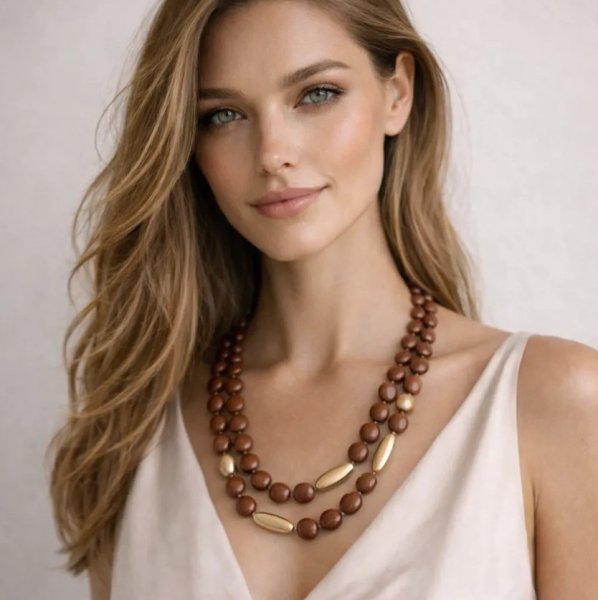 Miss Minna - Halsband Verona Brun