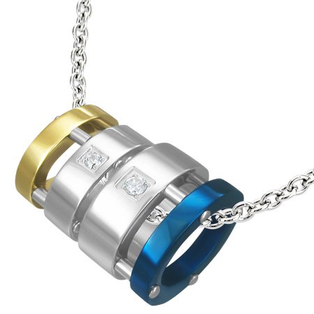 Love Words Jewellery - Parsmycken Halsband 2st Ringar