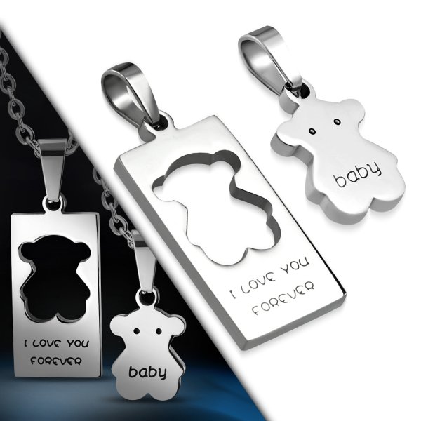 Love Words Jewellery - Parsmycken Halsband 2st Baby