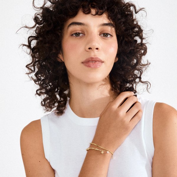 Pilgrim - Armband Prism Guld