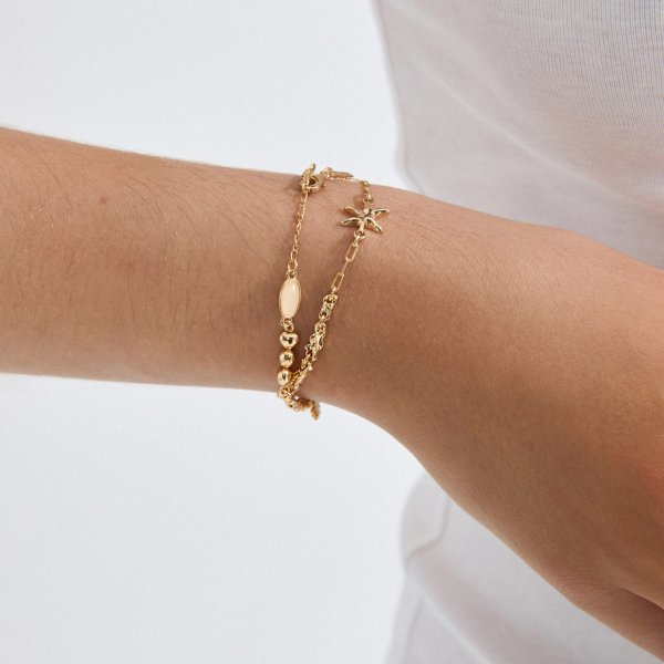 Pilgrim - Armband Prism Guld