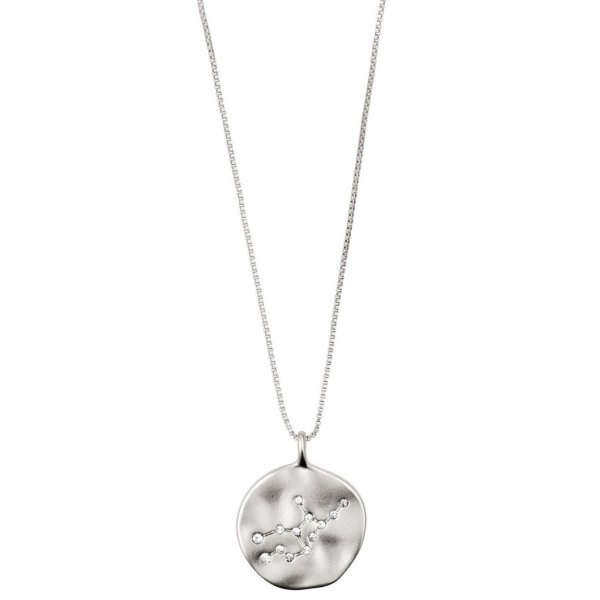 Pilgrim - Halsband Stjärntecken Jungfrun Silver