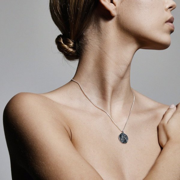Pilgrim - Halsband Stjärntecken Jungfrun Silver