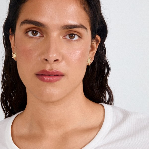 Pilgrim - Örhängen Prism Stud Guld
