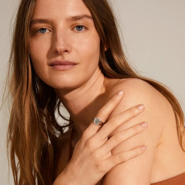 Pilgrim - Ring Love Coin Silver