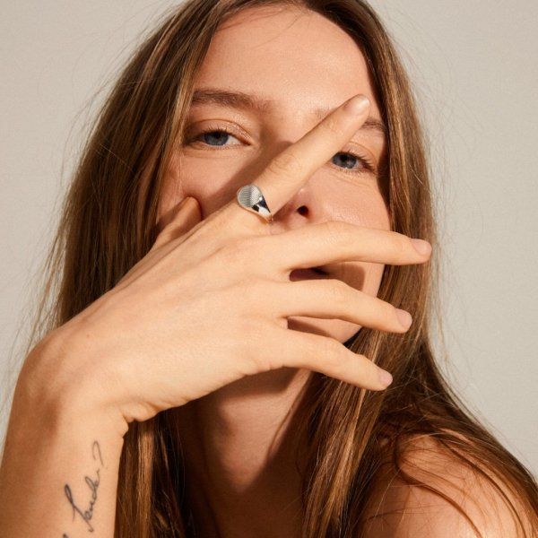 Pilgrim - Ring Love Coin Silver