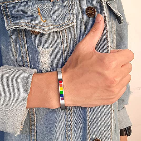 Pride - Armband Six Colors Stål