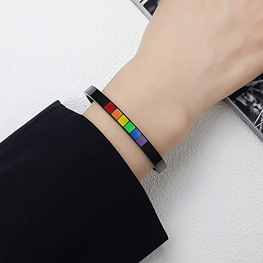 Pride - Armband Six Colors Svart