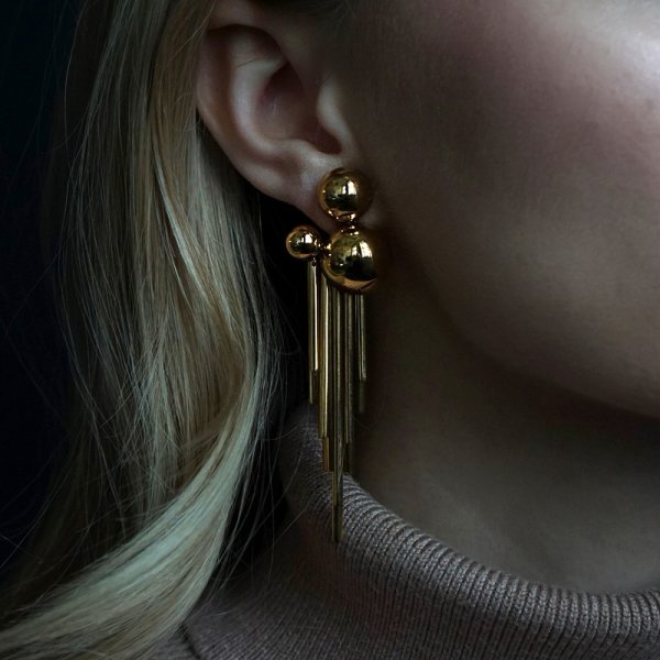 Sigrén Jewelry - Örhängen Solar Cluster Guld