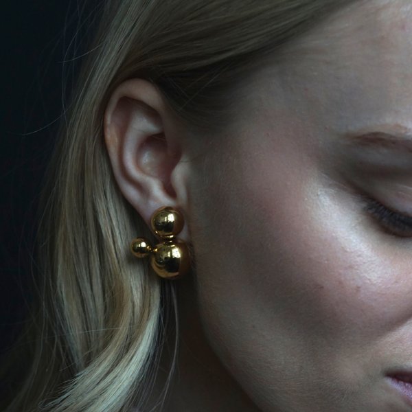 Sigrén Jewelry - Örhängen Solar Cluster Guld