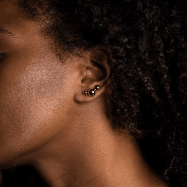 Sigrén Jewelry - Örhängen Stella Trio Guld