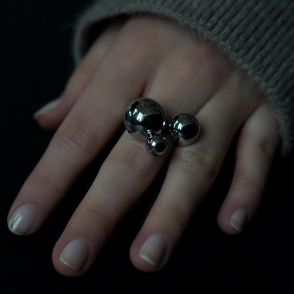 Sigrén Jewelry - Ring Solar Cluster Stål