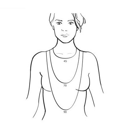 Sif Jakobs - Halsband Itri Piccolo Silver