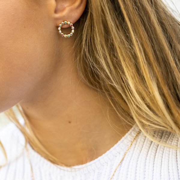 Sif Jakobs - Örhängen Sardinien Circolo Piccolo Silver