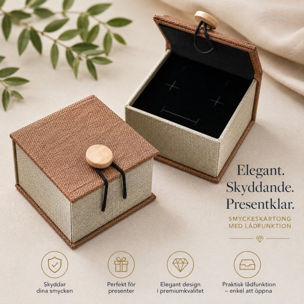 Smyckesask Linne Duo