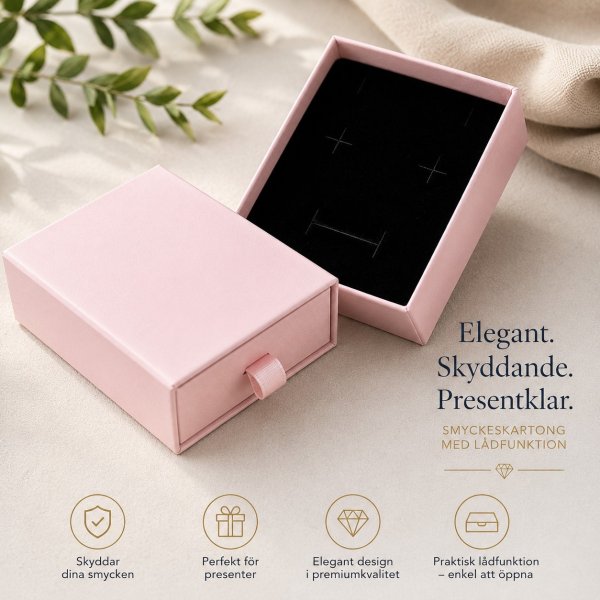 Smyckesask Rosa