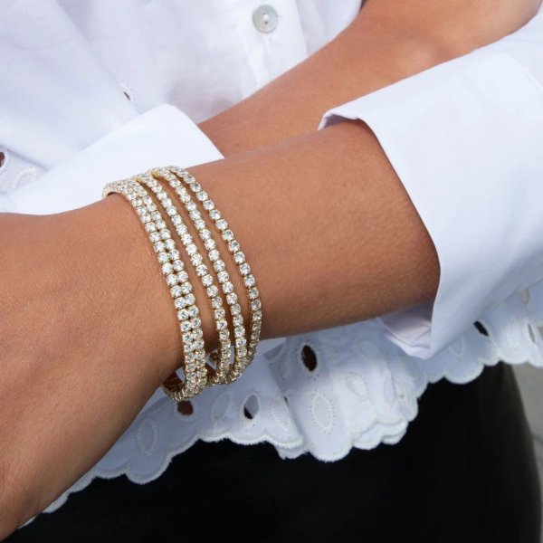 Snö of Sweden Armband Siri Stone Guld