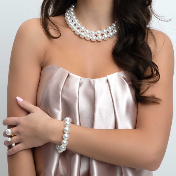 Snö of Sweden Armband Snö Icon One Silver Vit