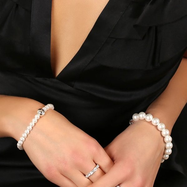 Snö of Sweden Armband Sophie Vit