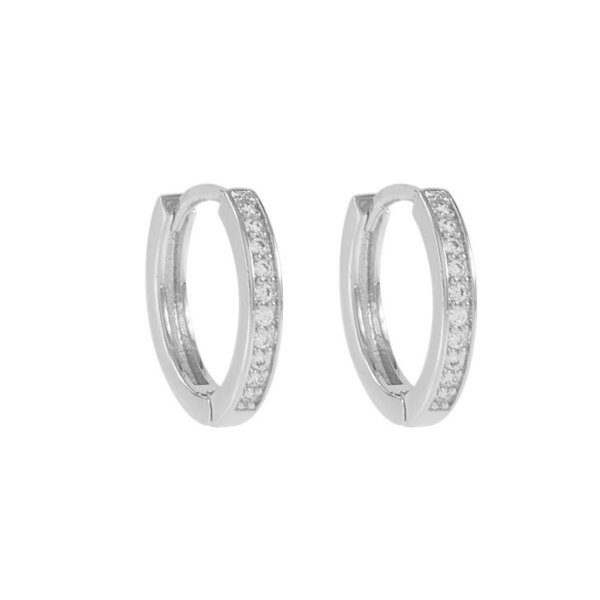 Snö of Sweden Örhängen Elaine Ring Silver