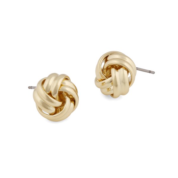 Snö of Sweden Örhängen Soap Knot Guld