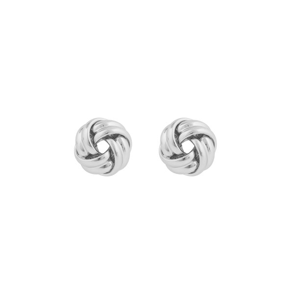 Snö of Sweden Örhängen Soap Knot Silver