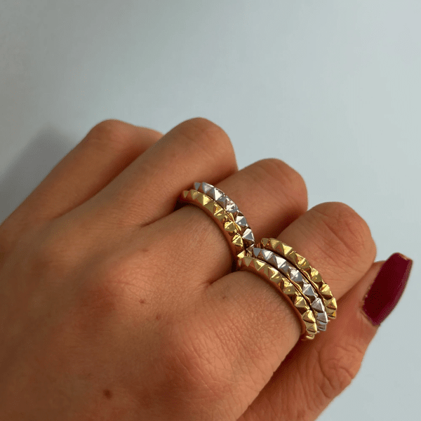 Sophie by Sophie - Ring Pyramid Guld