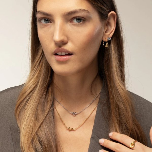Sophie by Sophie - Örhängen Knot Studs Silver