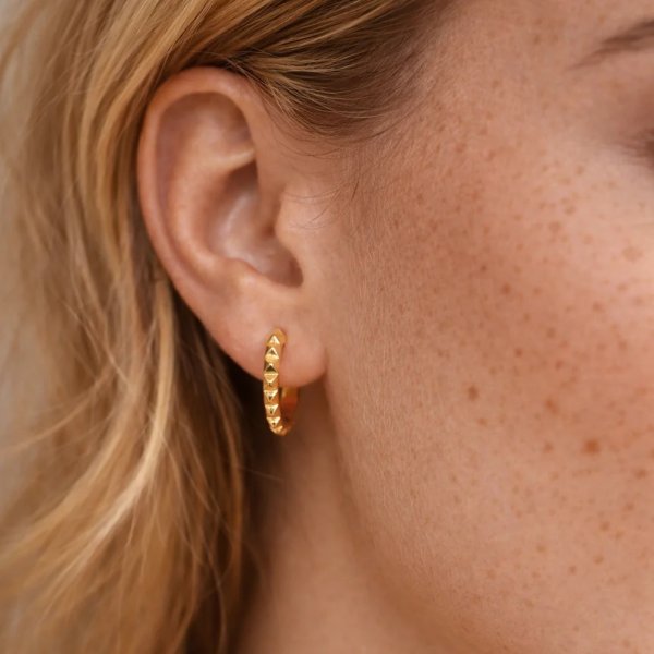 Sophie by Sophie - Örhängen Pyramid Hoops Guld