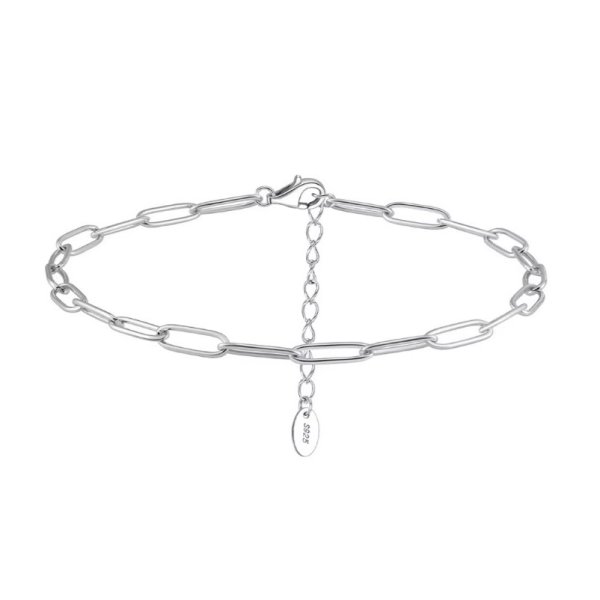 The Botilda - Fotlänk Paperclip Silver