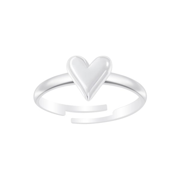 The Botilda - Ring Hjärta Silver