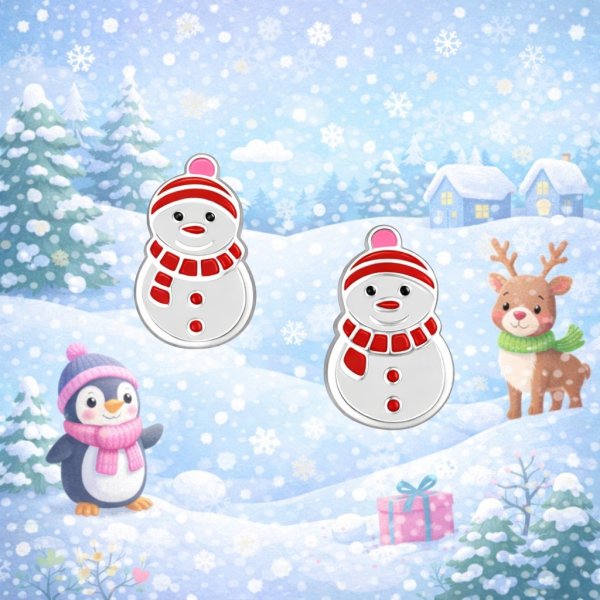 The Botilda - Örhängen Snögubbe Toppluva