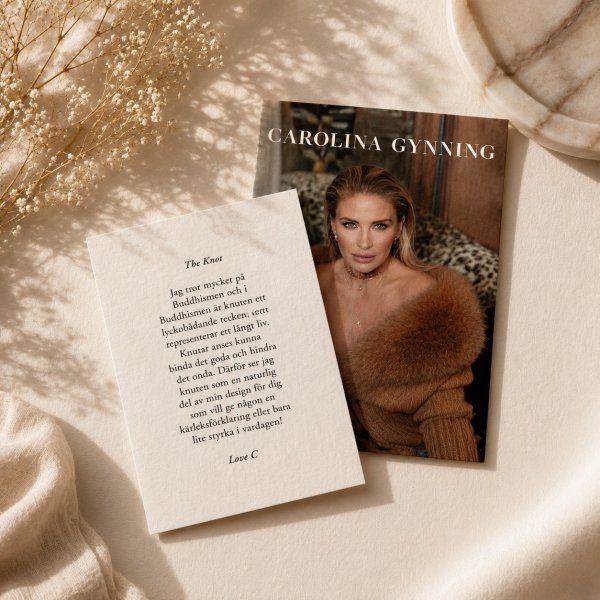 Carolina Gynning - Halsband The Knot Silver
