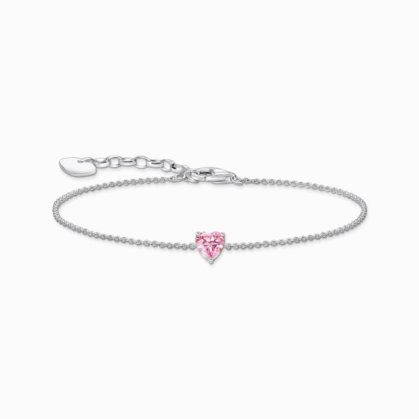 Thomas Sabo - Armband Hjärta Rosa